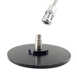 EBIEFLY Large Air Quick Connector Vacuum Vac U Lock Machine Attachments Suction Cup Reciprocating Saw Adapter Prevent Rotation Sawzall Smooth Aluminum Alloy 12cm/4.7in (Black Large)