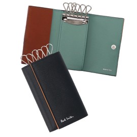 Paul Smith FSTRGS Men's Key Case, Black, Blue, black blue, S