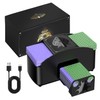 HJCMikee Automatic Card Shuffler 1-2 Deck, Electric UNO Shuffler Card