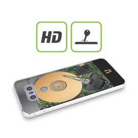 Head Case Designs Hard Disk Drives Soft Gel Case Compatible with LG Mobile Phones 1, Green