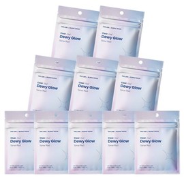 The Lab by Blanc Doux Clear Hyal Water Glow Toner Pads 10ml Travel Ziploc Pouch + Free Gift (Random), 10 Sets, 4 Pads / 더랩바이블랑두 클리어 히알물광 토너패드 10ml 여행용 지퍼팩파우치 +사은품(랜덤), 10세트, 4매입