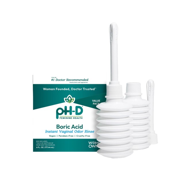 pH-D Feminine Health Support - Instant Odor Rinse with Boric