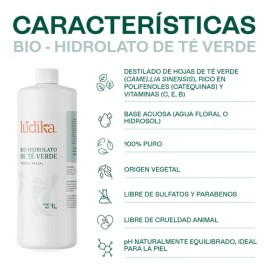 Hidrolato De Té Verde Facial Orgánico 1 L