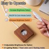 IFOLAINA LED Wood Light Base for Crystal Glass Art Crystal