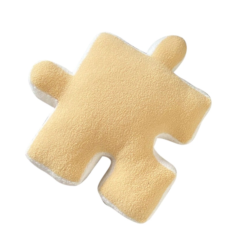 Plush Throw Pillow Ultra Soft Cushion Puzzle Special Shaped for