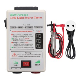 LED TV Backlight Tester High Low Current Gear Soft Start Safe LED Lamp Bead Test Tool with AC Switch 85‑265V EU Plug