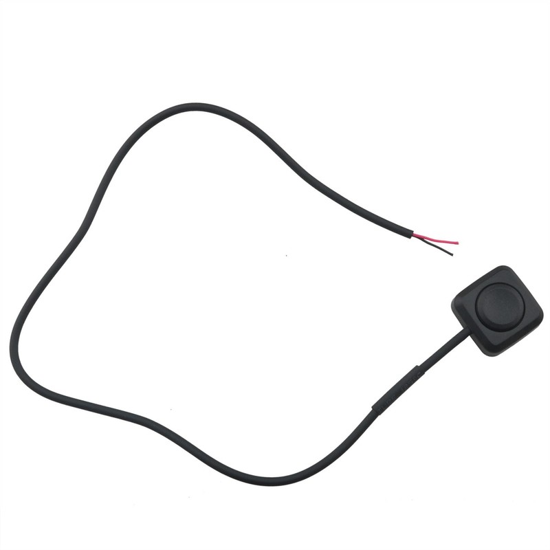 CHENJIN 4PCS Horn Momentary Pushbutton Switch 30CM Wire Length Small