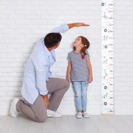 Kisangel Kids Growth Chart 20x200cm Cloth Wall Decal for Kids Room Nursery Kindergarten Growth Tracking Decor for Home Nursery Kindergarten