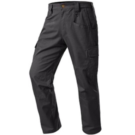 CNBQDD Mens Work Pants Construction Waterproof Cargo Pants Tactical for Men Ripstop Lightweight Outdoor Hiking Pants with Pockets Black 34Wx34L