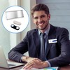 HAFRILY Pack of 20 Name Badges for Clothing, Magnet, Aluminium
