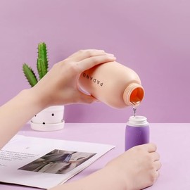 18 Piezas para Viaje, Kit de Botellas Reutilizable para Artículos Tocador, sin BPA, Ideal para Llevar tus Líquidos en el Avión o al GYM.