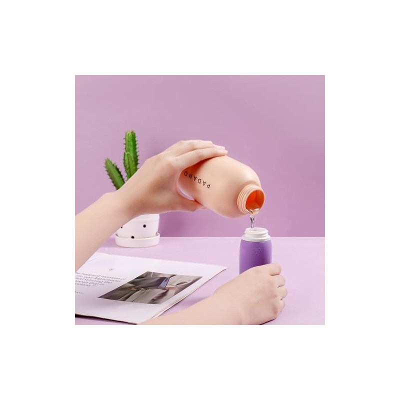 18 Piezas para Viaje, Kit de Botellas Reutilizable para Artículos