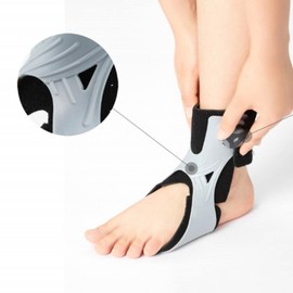 Foot Rest, Ankle Orthosis, Soft Lightweight for Hemiplegia for Walking (Right Foot M)