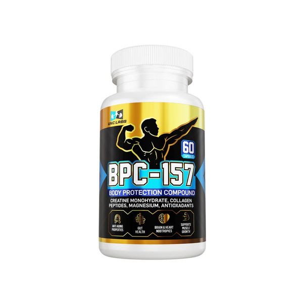 BPC Peptide Capsules, BPC-157 Blend with Creatine Monohydrate, Collagen Peptides