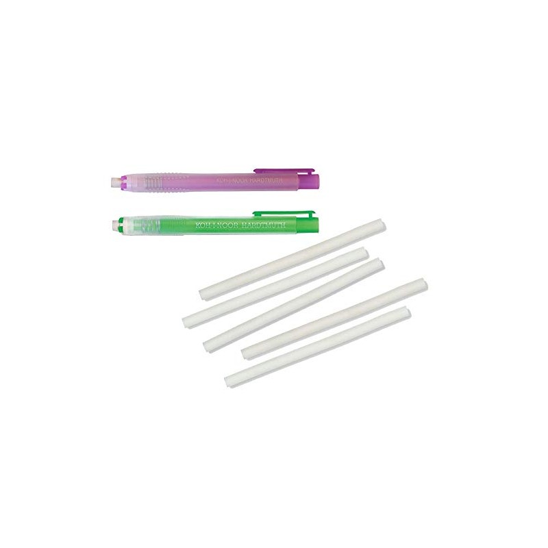 KOH-I-NOOR Set of 2 Eraser Pens in Pen Shape (Green
