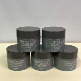 Fresh Lot Of 5, Fresh Umbrian Clay Pore Purifying Face Mask 0.5 oz Each  = 2.5oz
