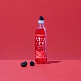 Vita Ice Black Raspberry, 12 Pack, 17 oz. Bottles