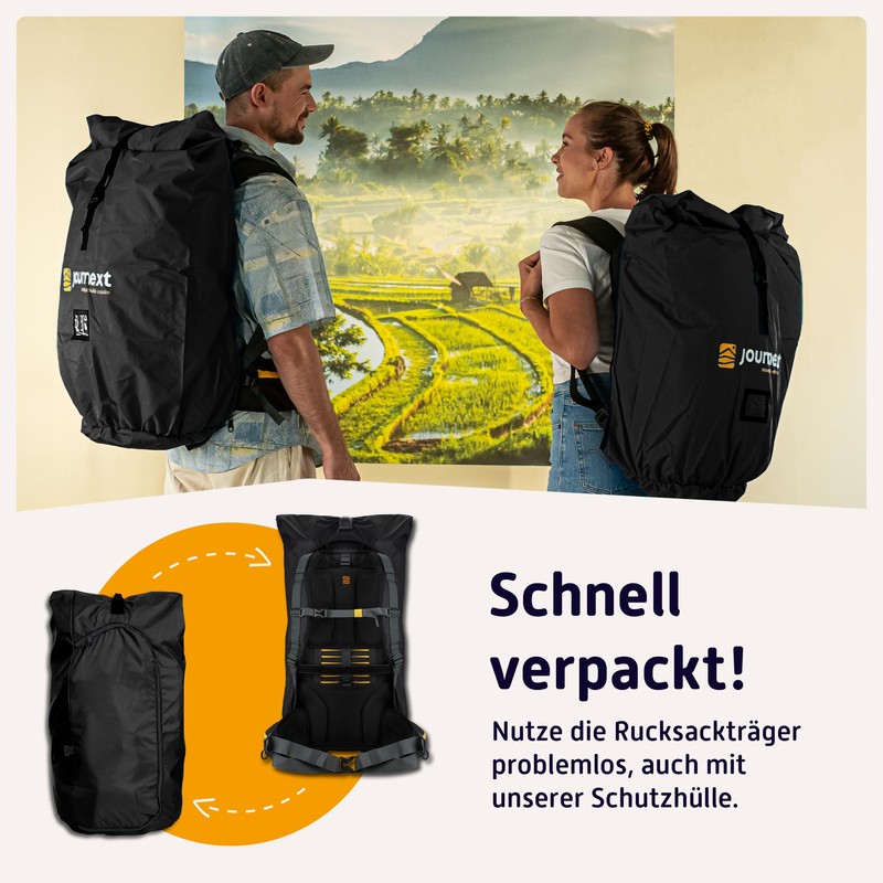 Journext 2-in-1 Backpack Protective Cover & Rain Cover/Flight Cover Backpack/Protective