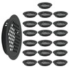 Unlorspy 20 Pcs Circular Soffit Vents 2.1 Inch(53mm) Stainless Steel