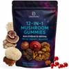 12-in-1 Mushroom Gummies Complex – 3500mg Includes,Lions Mane and Reishi