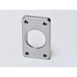 Custom Fab Shop Stainless T3 Undivided to 2.0" inch Inlet Turbo Flange Transition HX40 HX35 HX3