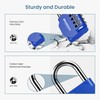 Sparkiva Combination Padlock with Code, 4 Digit Heavy Duty Padlock