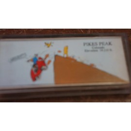 Unbranded PIKES PEAK COLORADO SLIDING PICTURE KEYCHAIN NEW