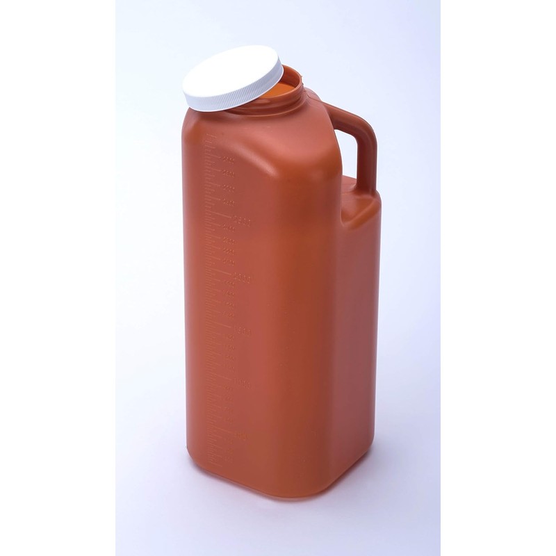 Large Male Urinal with Leak Proof Screw Cap Lid (3000