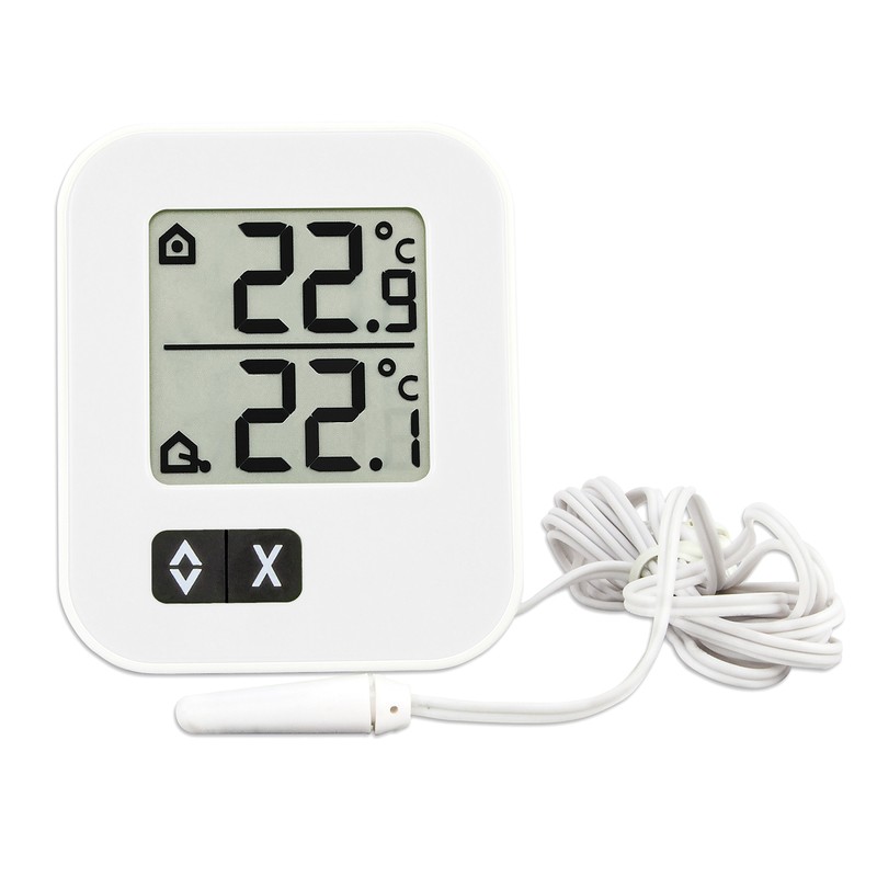 TFA Dostmann 30.1043.02 Digital Maximum-Minimum Thermometer White
