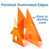 ALVIN Fluorescent Professional Acrylic Triangle 45/90 Degree Model 131F-10 Multipurpose