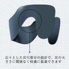 メンズ滑り止めサイドバーンクリップ ダウンパーマ 機器 ダウンテック 3分で精密スタイルツール 低アレルギージョウヘアピン 前髪＆テンプル用 電源不要 敏感な頭皮に最適な簡単ハイヤースタイル必須 (黒青色)