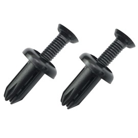 Pro Bamboo Kitchen 50PCS Pegboard Hooks Accessories Nylon Expansion Screw Holder Rivet Clip Mounting Shelf Shelf Basket For Car Front Bumper Fasteners Multi-Tool Hanger Piece Black