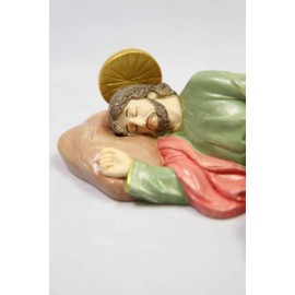 Vittoria Collection 8 Inch Sleeping Saint St Joseph Statue Sculpture Figurine Made in Italy