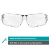 ACE FL-15G Work Glasses in Pack of 10 - Anti-Fog