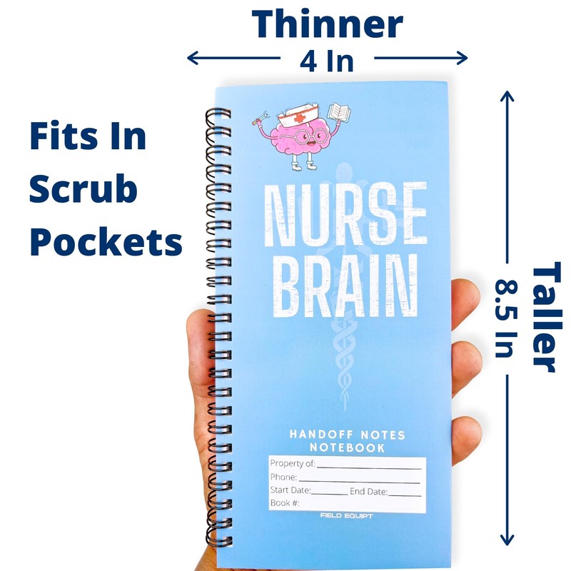 Field Equipt Nurse Essentials Report Notebook for Work & Nursing