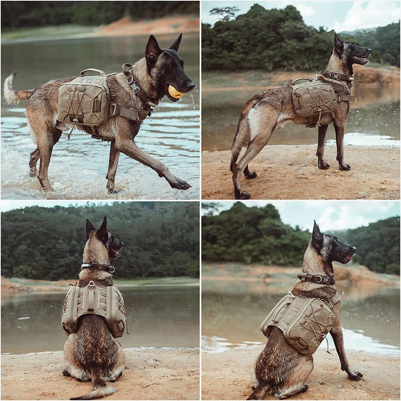 EXCELLENT ELITE SPANKER Dog Pack Hound Dog Saddle Bag Backpack