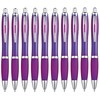 Libetui Pack of 10 Ballpoint Pens with Non-Slip Grip Zone