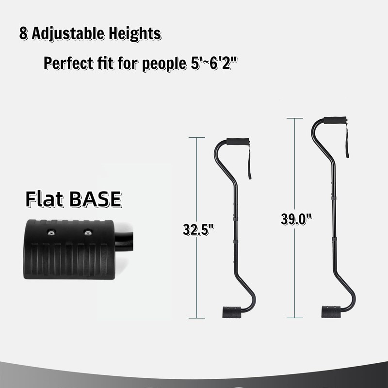 Stair Assist Cane with Foot Lifter, Stair Helper Climbing Cane