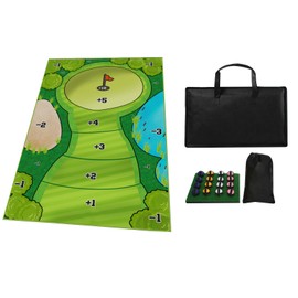 Practice Hitting Game Mat Rolling Mini Interactive Educational Skill Development Indoor Chipping Mat Set for Family