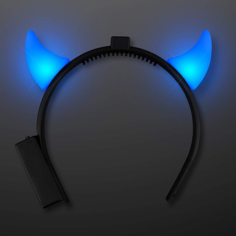 FlashingBlinkyLights Light up Blue Devils LED Headband (Set of 12)