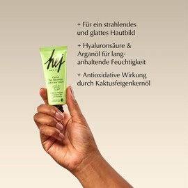 24h Face Cream Cactus (50 ml) Skincare for Radiant & Smooth Skin, Long-Lasting Moisture Thanks to Hyaluronic Acid & Argan Oil, with Anti-Ageing Effect, Natural Cosmetics, 100% Vegan HEJ ORGANIC