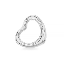 Tuscany Silver Women's Sterling Silver Floating Heart Pendant, Silver, Easy to use