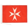 Activity Order of Malta Flag 18'' x 12'' cords -