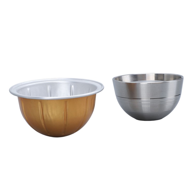 Reusable Coffee Capsule Stainless Steel Easy to Clean Long Lifespan