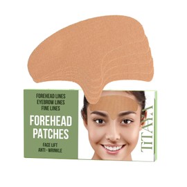 Titaya Forehead Wrinkle Patches Overnight 15Pcs Anti Wrinkle Patches,Facial Wrinkle Patches for Forehead,Eyebrow,Fine Lines,Face Tape,Deep Wrinkle Repair From Fascia Layer,Hypoallergenic&Breathable