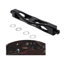 JFG RACING Pegs Support Brace for Surron Light Bee,Bridge Design CNC 7075 Aluminum Peg Brackets for Electric Bike Sur Ron Light Bee X and S/X160/X260-Black