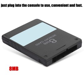 Hard Disk Game Boot Memory Card Professional FreeMcBoot FMCB 1.953 Memory Card Game Data Saver Just Plug and Play for Console(8M Black)
