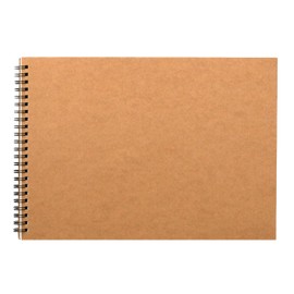 A4 Sketch Books Sketch Pads Hard Back Cover A4 Spiral Bound Sketch Pad for Children Adults 160gsm Paper 60 Pages (A4-1Pack)