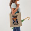 CafePress Dump Trump Medium Tote Bag Polyester Tote Bag 16"x16"