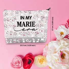 Marie Cat Merch Gift Cat Version Makeup Bag for Cat Lover, Cat Mom, Gift for Cat Owner, Shoulder Bag, cat era bag, Cosmetic Bags